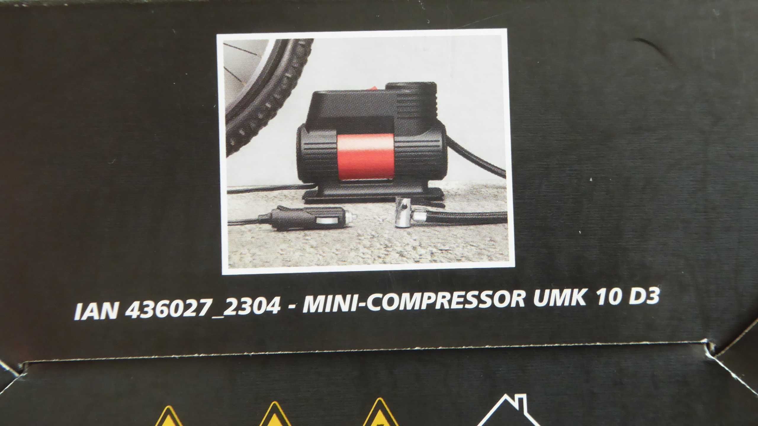 Nieużywany kompresor samochodowy 12V/10,3bar ULTIMATE SPEED UMK 10 D3