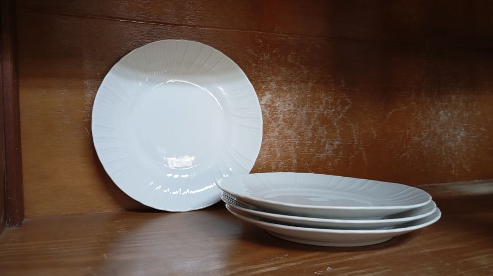 Conjunto 4 pratos de sobremesa