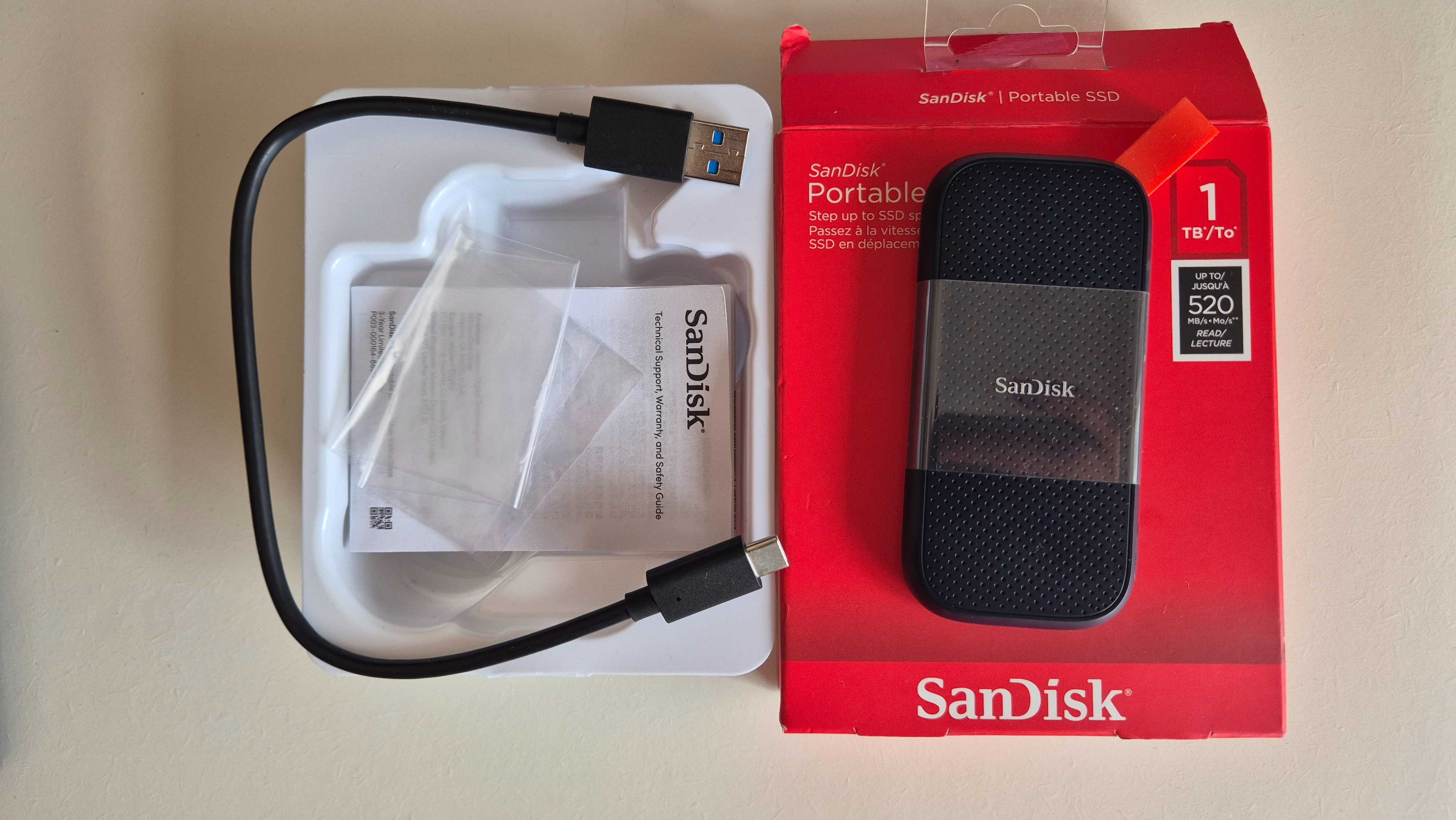 Disco Externo SSD SanDisk Portable 1TB