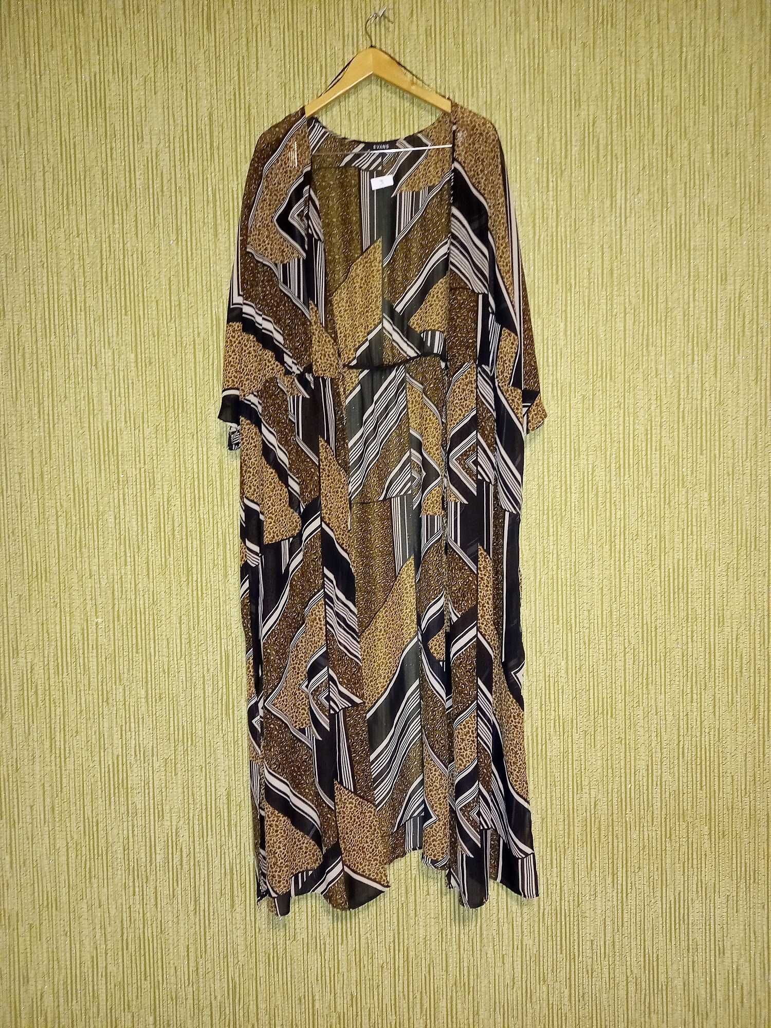 Парео платье пляжная накидка большого размера UK 30/32, EUR 58/60