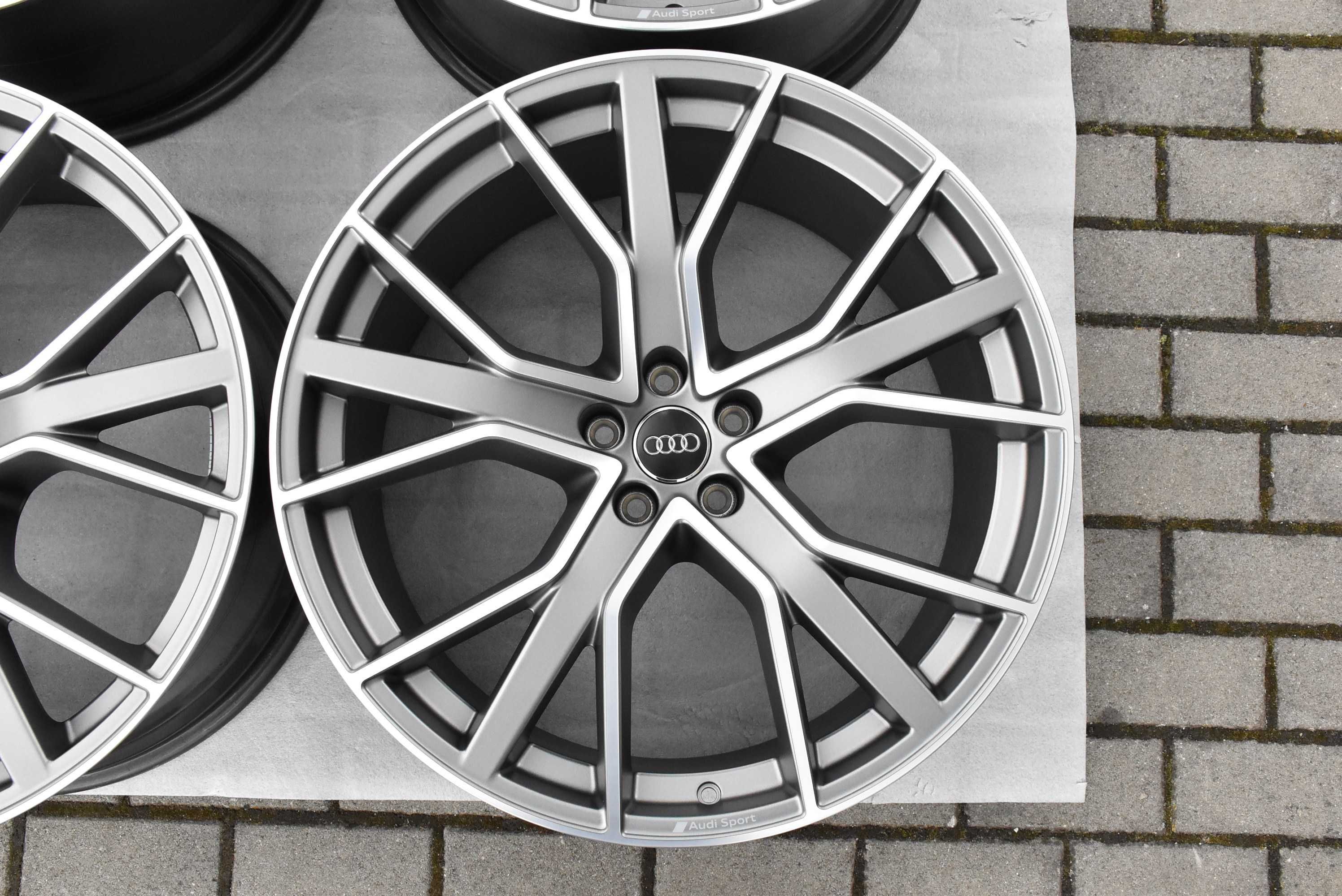 Oryginalne Felgi 22" Audi Q7 SQ7 4M0 Q8 SQ8 Nowe Bicolor 4M0.601.025DS