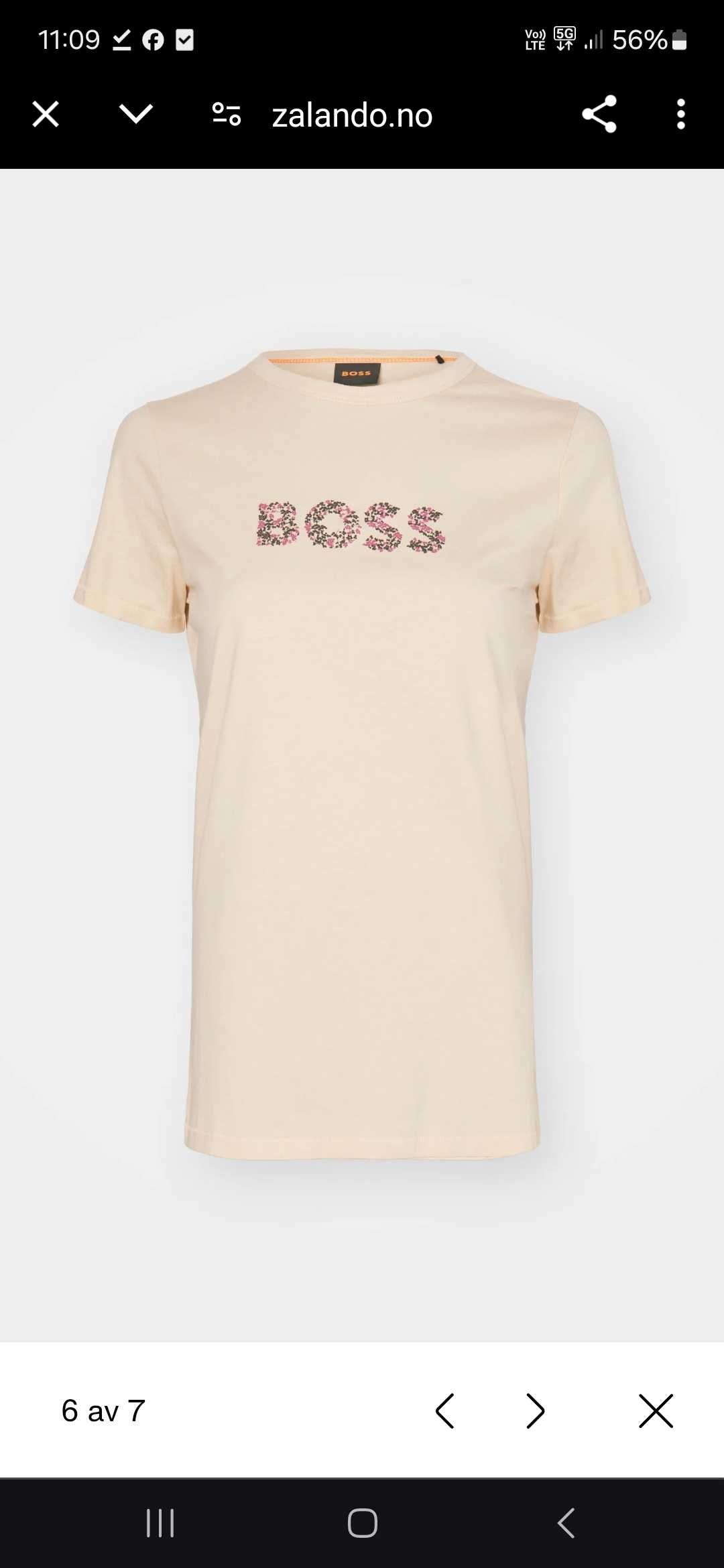 Nowa oryginalna boss koszulka damska s 36 łososiowa t-shirt orange