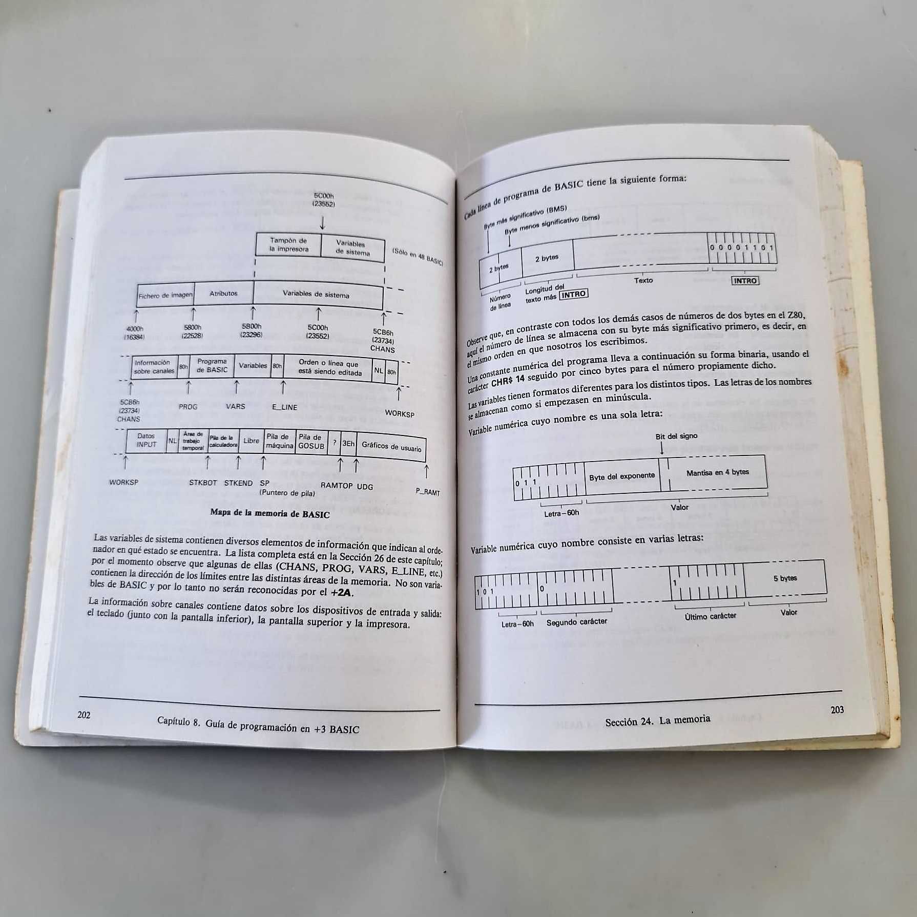 Livro Manual de Instruções ZX Spectrum+2 (Espanhol)