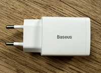 Зарядний пристрій Baseus Compact Quick Charger U+C 20W EU white