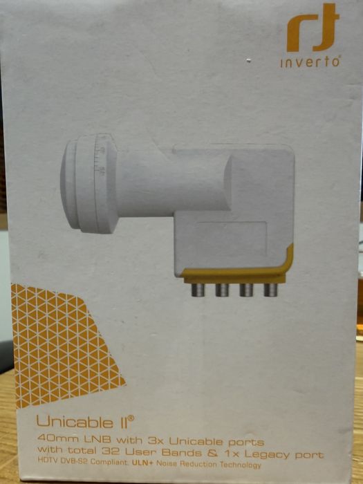 Inverto 3x Unicable II LNB PN-1L1BMR410-L-32IDLU