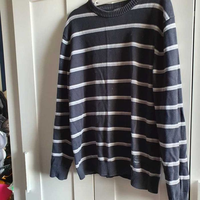 Sweter w paski esprit roz.L