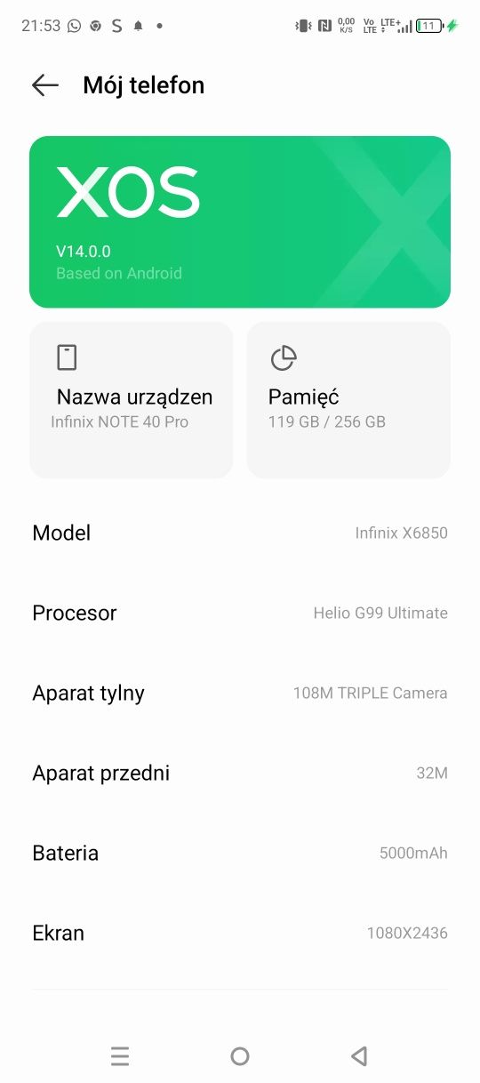 Infinix note 40 pro
