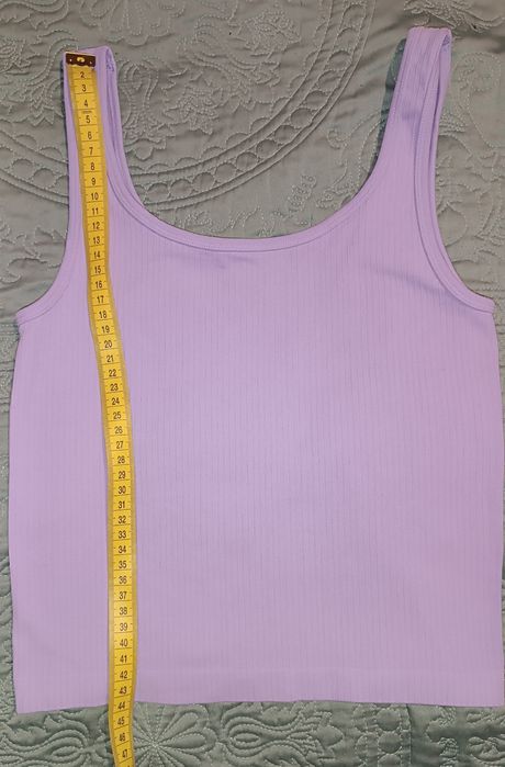 Майка H&M колір лавандовий