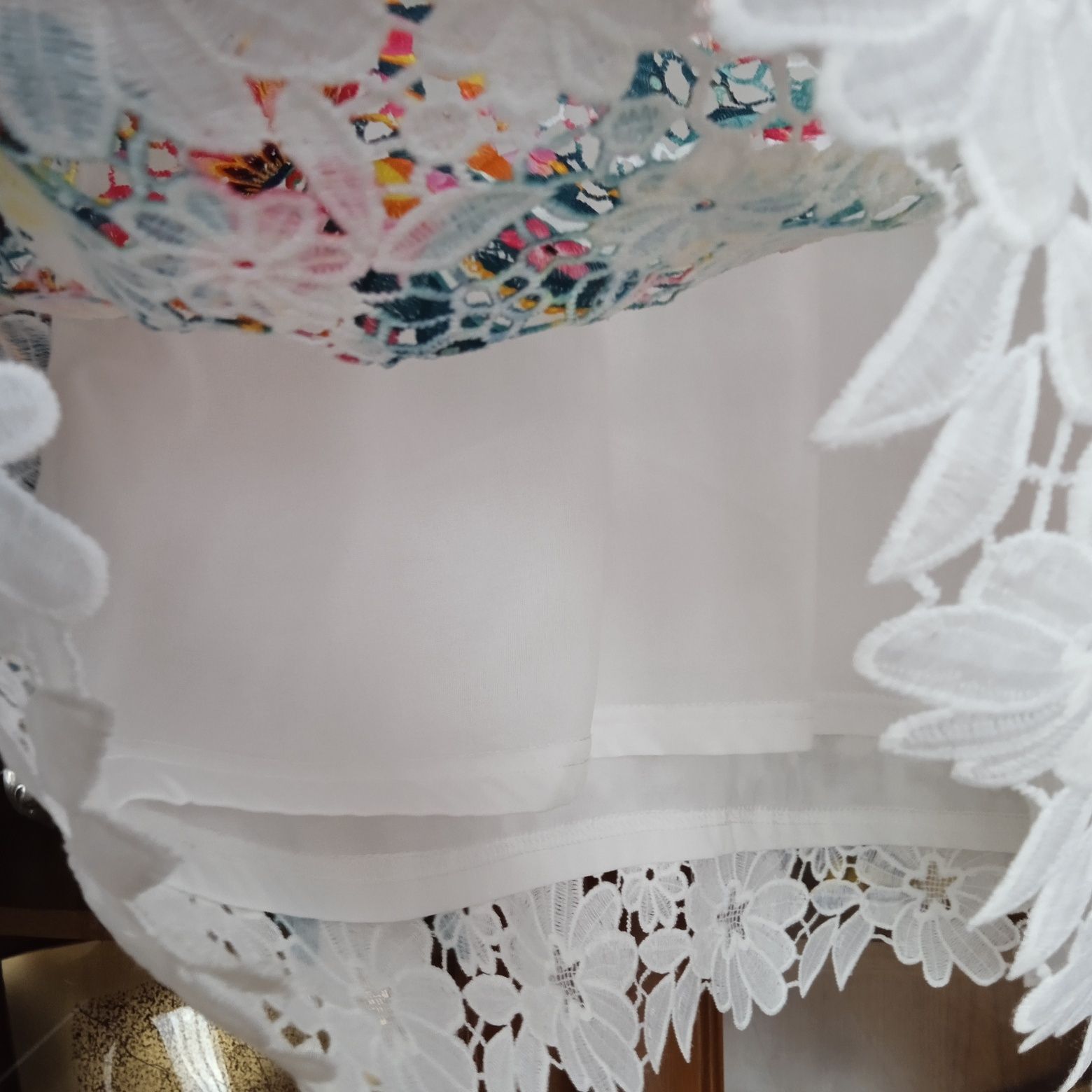 Elegancka efektowna letnia wyjściowa sukienka MIDI r S/M stan idealny