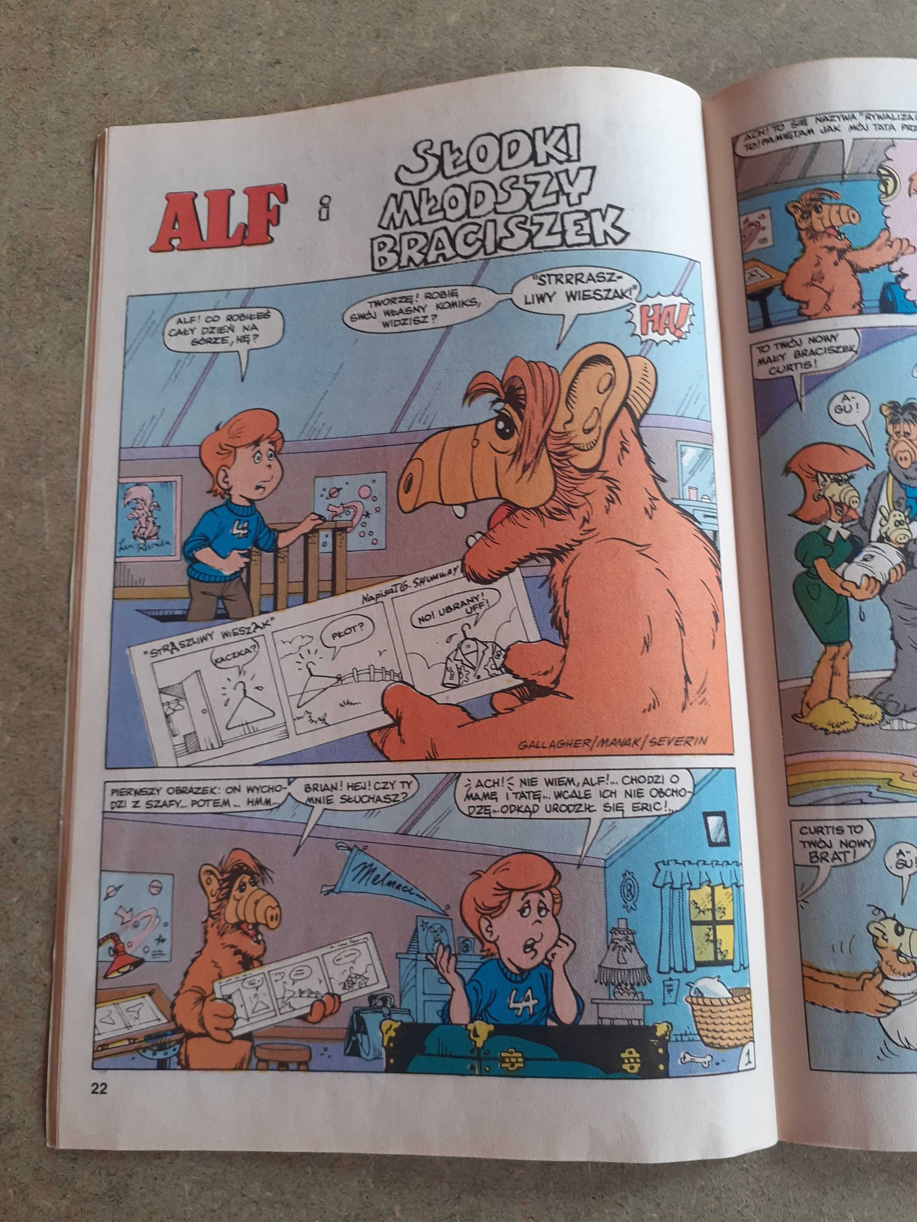Komiks kolekcjonerski "Alf" nr 7/1992 TM-Semic unikat '90s vintage