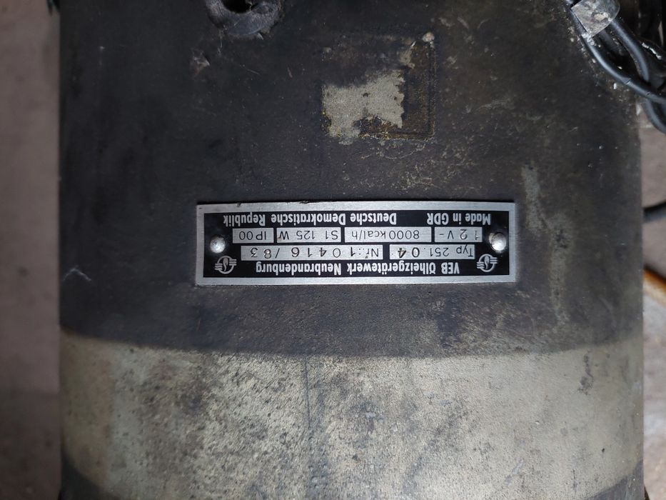 Nagrzewnica  251 sirokko 12v