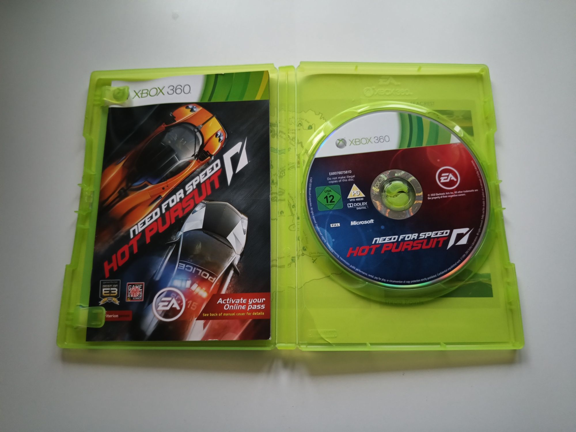 Gra Xbox 360 NFS Hot Pursuit.