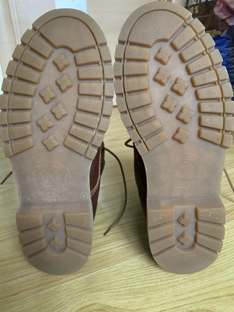 Ботинки Panama Jack® (41р 26.5см)Made in Spain,состояние,кожа