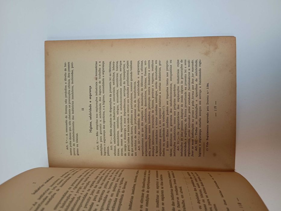 Higiene e segurança nos locais do Trabalho