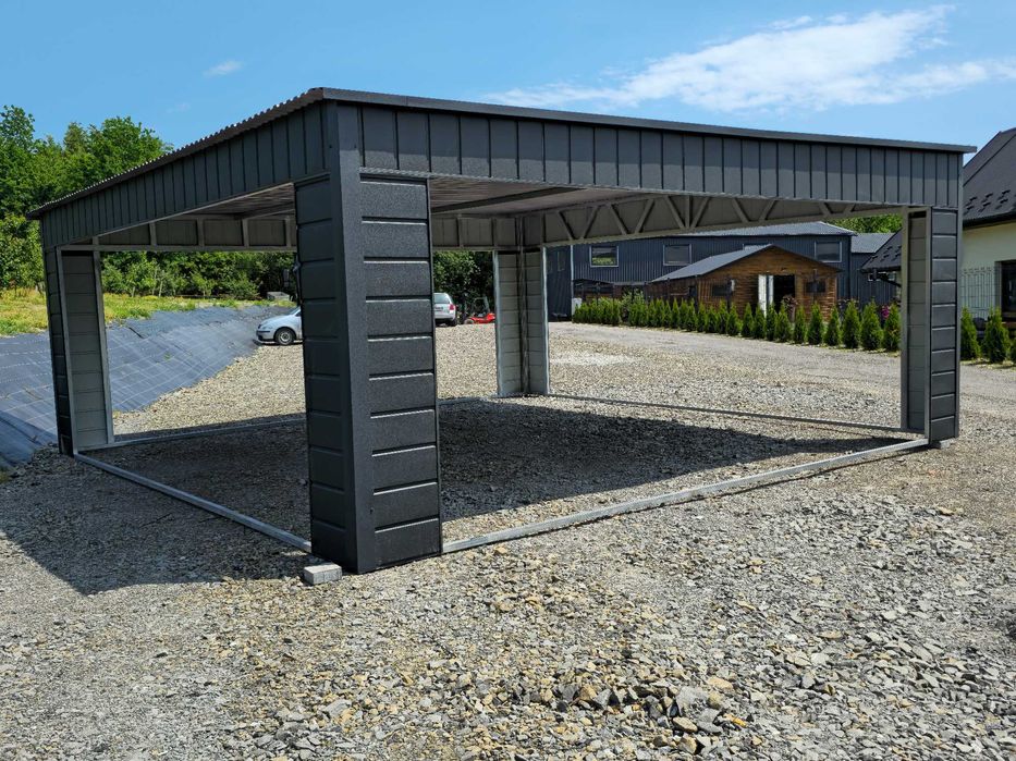Wiata Samochodowa Carport z Profila Ocynk