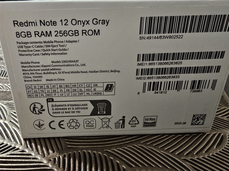 Xiaomi Redmi Note 12