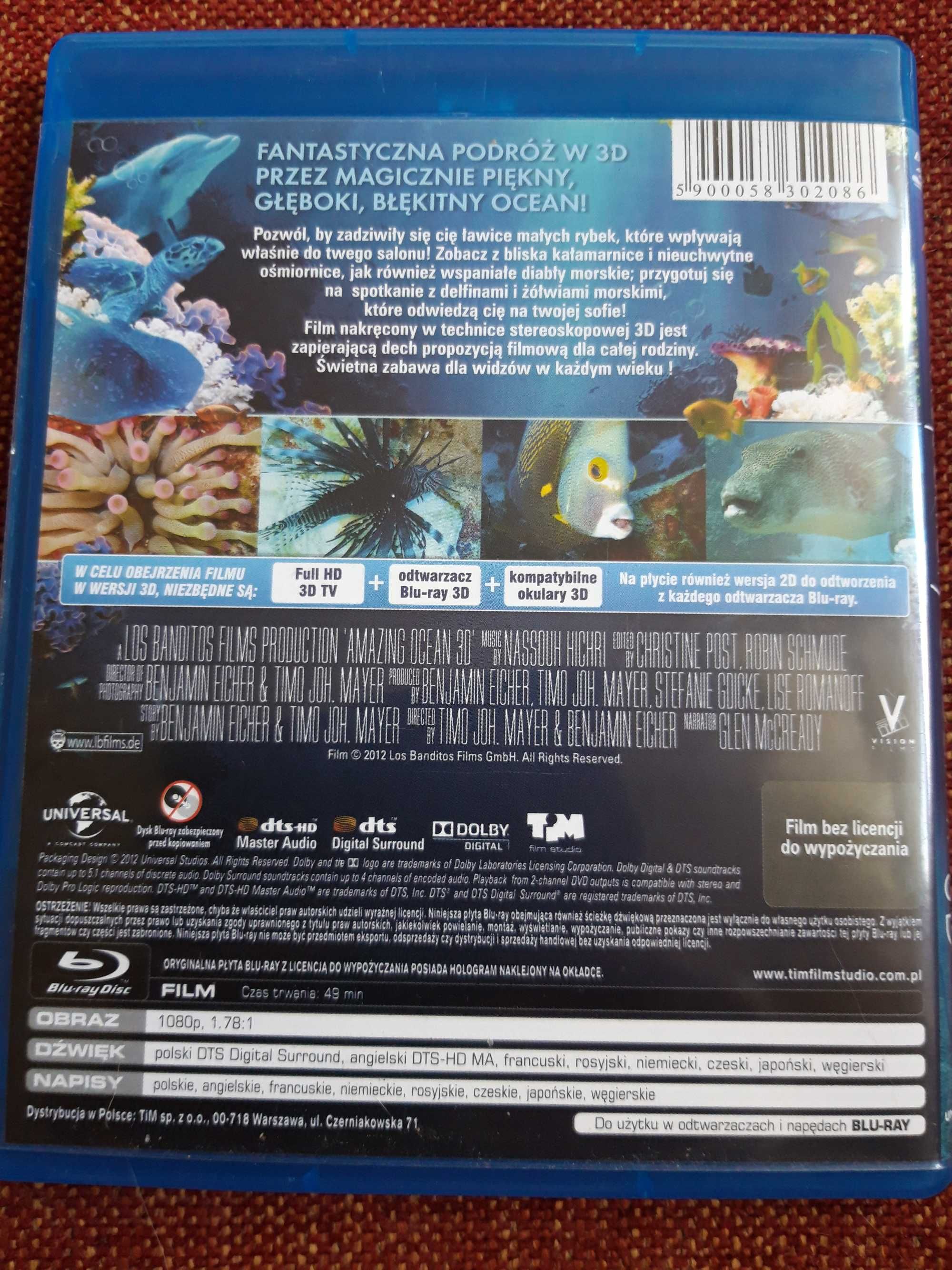 blu-ray 3d film wspaniały ocean