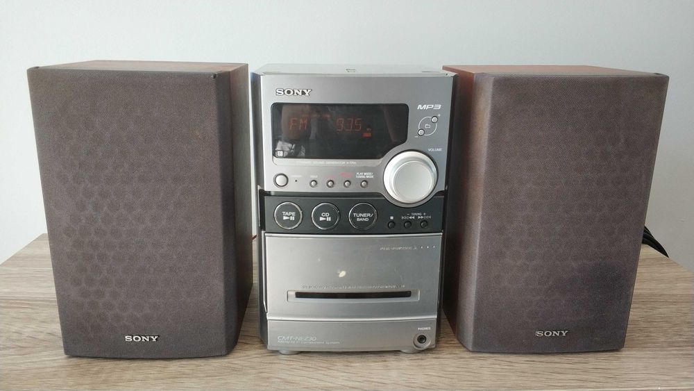 Wieża SONY CMT-NEZ30 kolumny 2x SS-CNEZ30 miniwieża