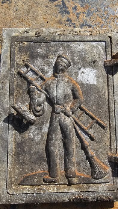 Drzwiczki do pieca piec luft komin kominek kominiarz loft vintage