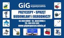 Agregat malarski Agregat prąd Osuszacz Zamrażarka do rur Młot Wynajem