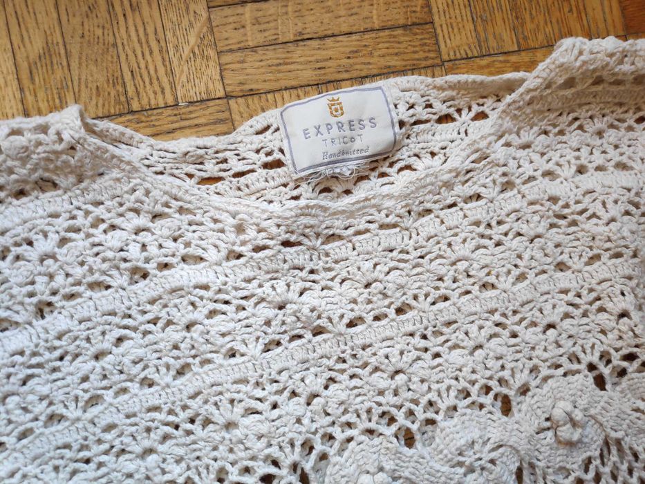 Ażurowa tunika Express Tricot, rozmiar XL/XXL