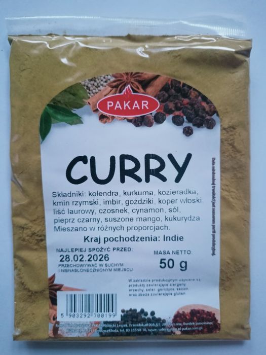 Przyprawa curry pakar