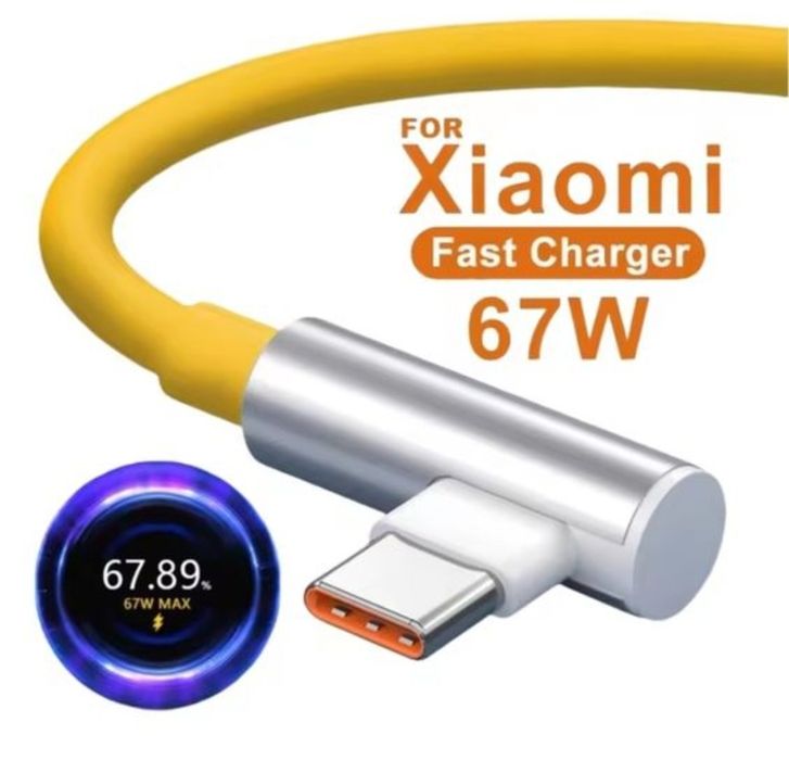 Cabo carregamento USB C para Xiaomi 67 W