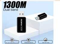 karta WiFi FENVI 1300Mbps 2.4G 5Ghz USB 3.0