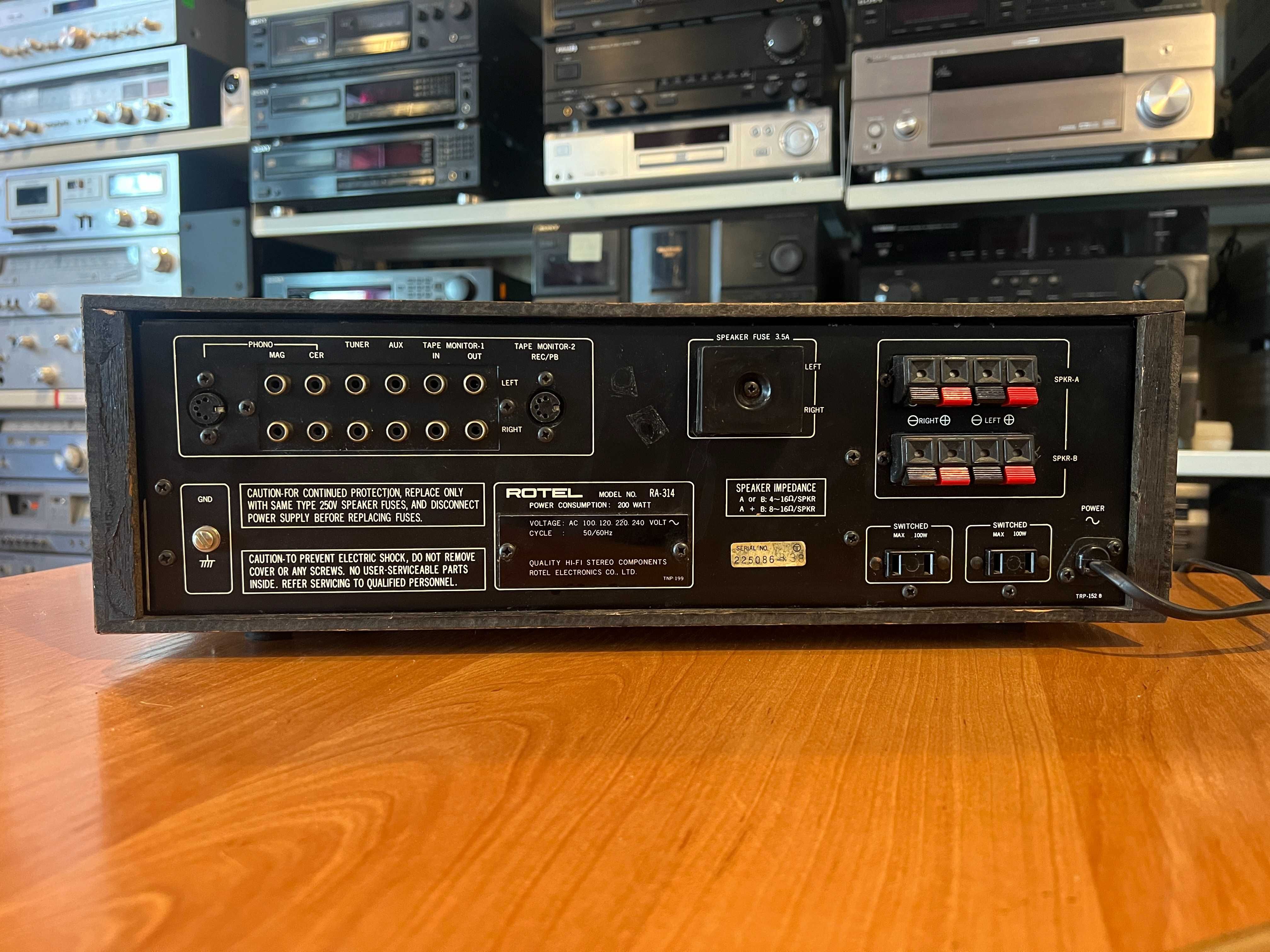 Wzmacniacz Rotel RA-314 Vintage, Audio Room