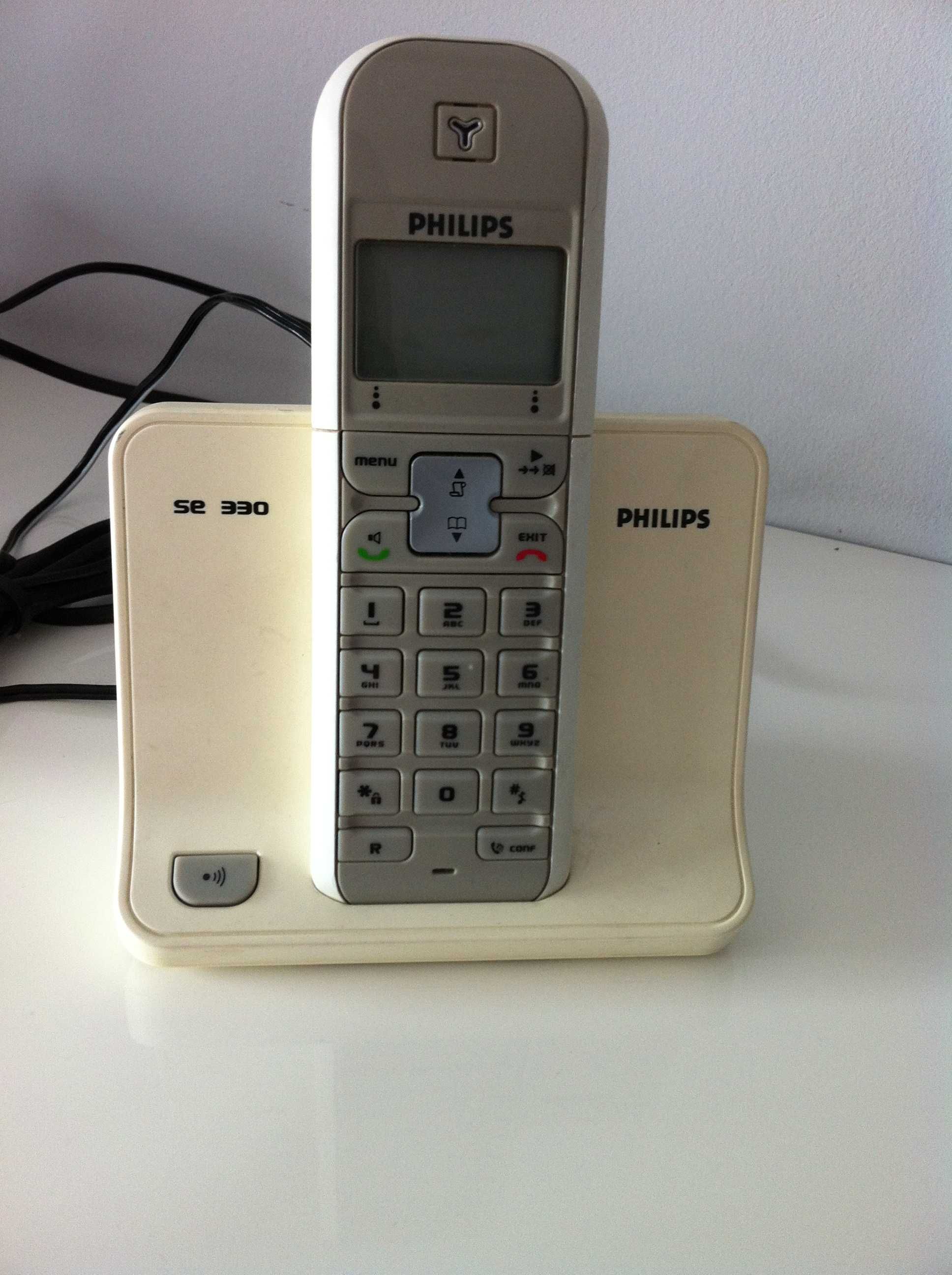 *Philips*Telefon*Stacjonarny*Szary*Efektowny*Oryginalny*SE 330*