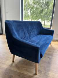 Sofa Nordic 3 Blue Velvet