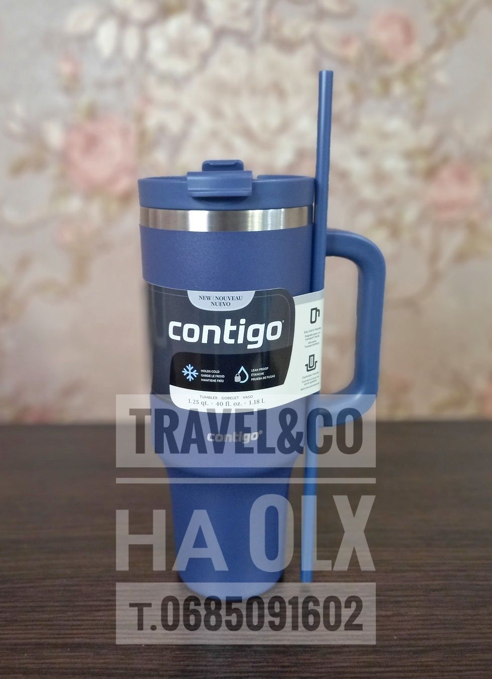 Contigo Streeterville Tumbler 1180 мл термокружка (stanley quencher)