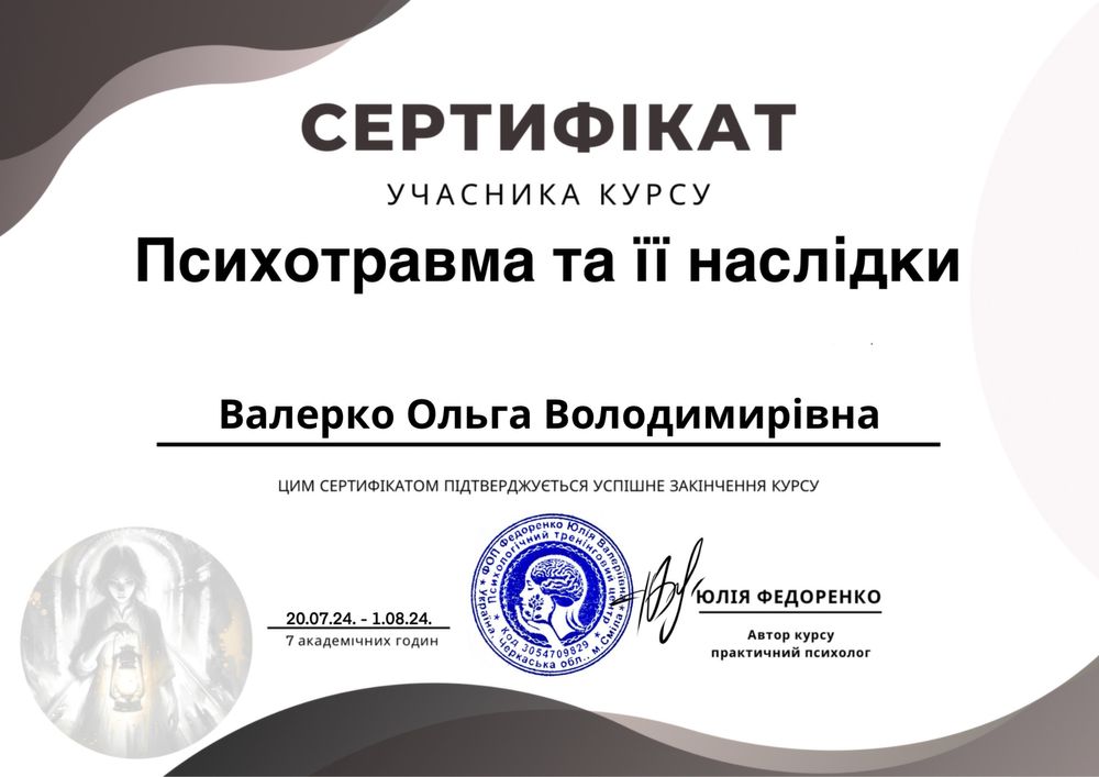Психолог, психотерапевт