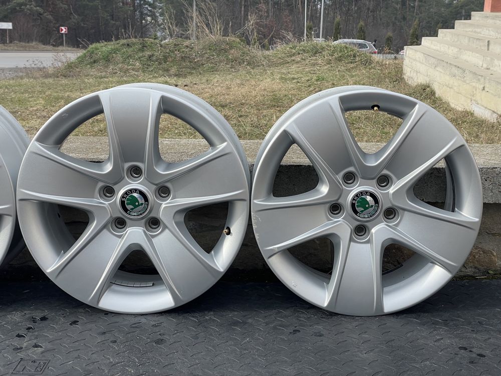 Диски Original Skoda R16 5x112 ET50. Vw golf Passat. Seat