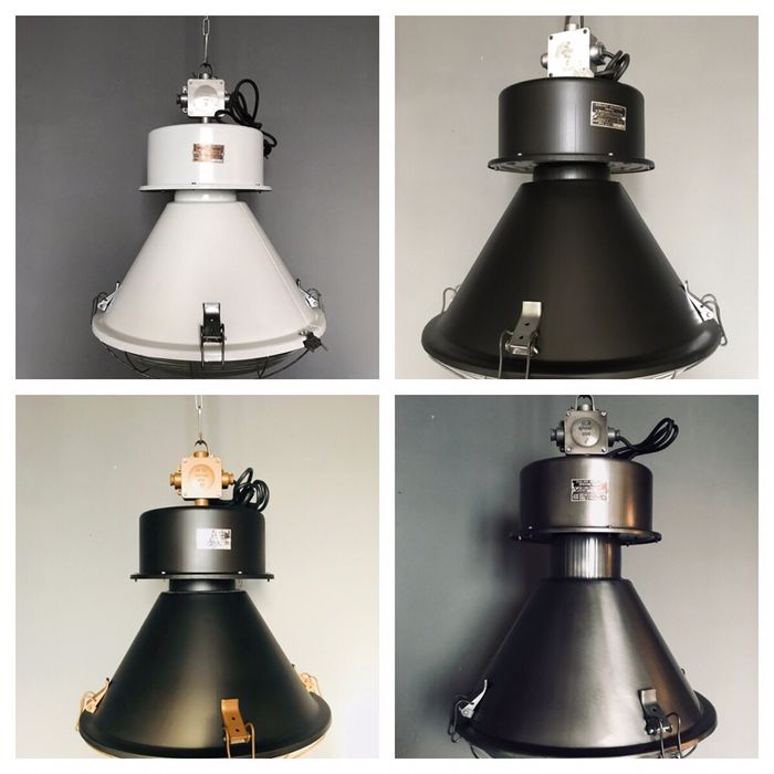 Lampa loft przemysłowa Industrialna Uboot fabryczna vintage prl
