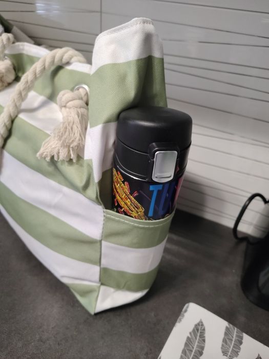 Torba plażowa w paski