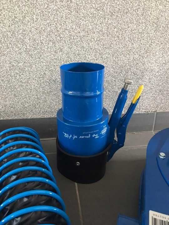 Wyciąg do spalin podwójny 5m fi100mm 0,75kW 380V