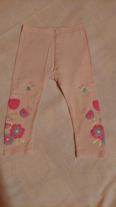 Różowe legginsy 80cm