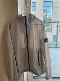 Stone Island windbreaker silver