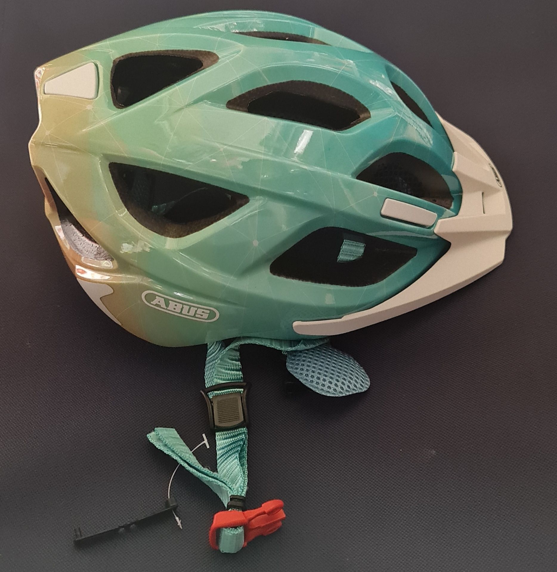 Abus Aduro 2.0 blue art S 51-55cm kask