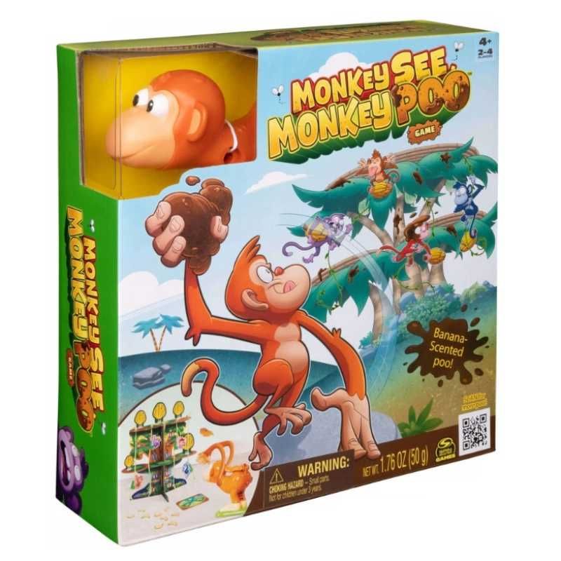 Настольная игра Spin Master Monkey See Monkey Poo настолка