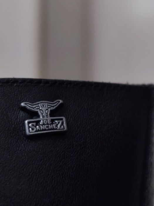 Damskie 37 obuwie buty kozaki Joe Sanchez kwadratowe skórzane botki sz