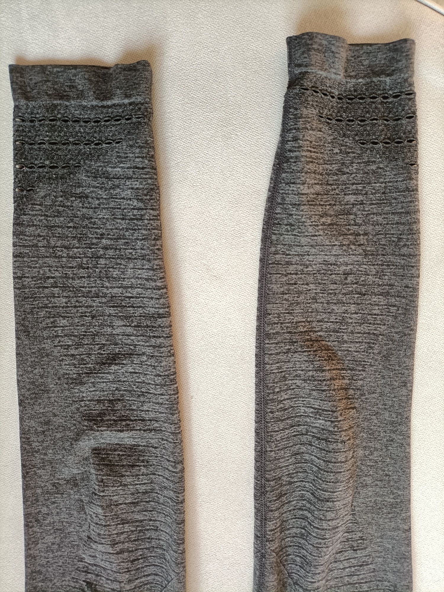 Szare legginsy GymShark S M długie sportowe fitness