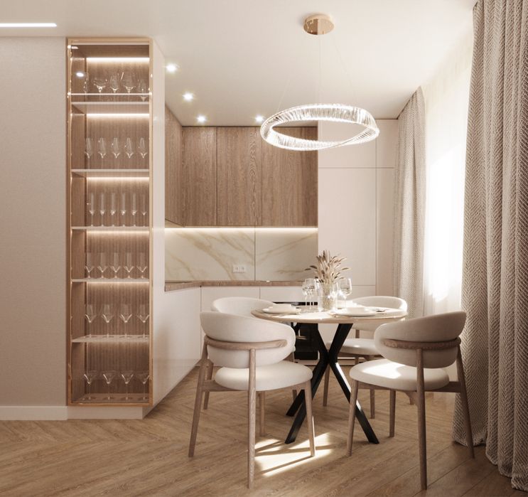 Дизайн інтер’єру “під ключ” – красиво, зручно, продумано.