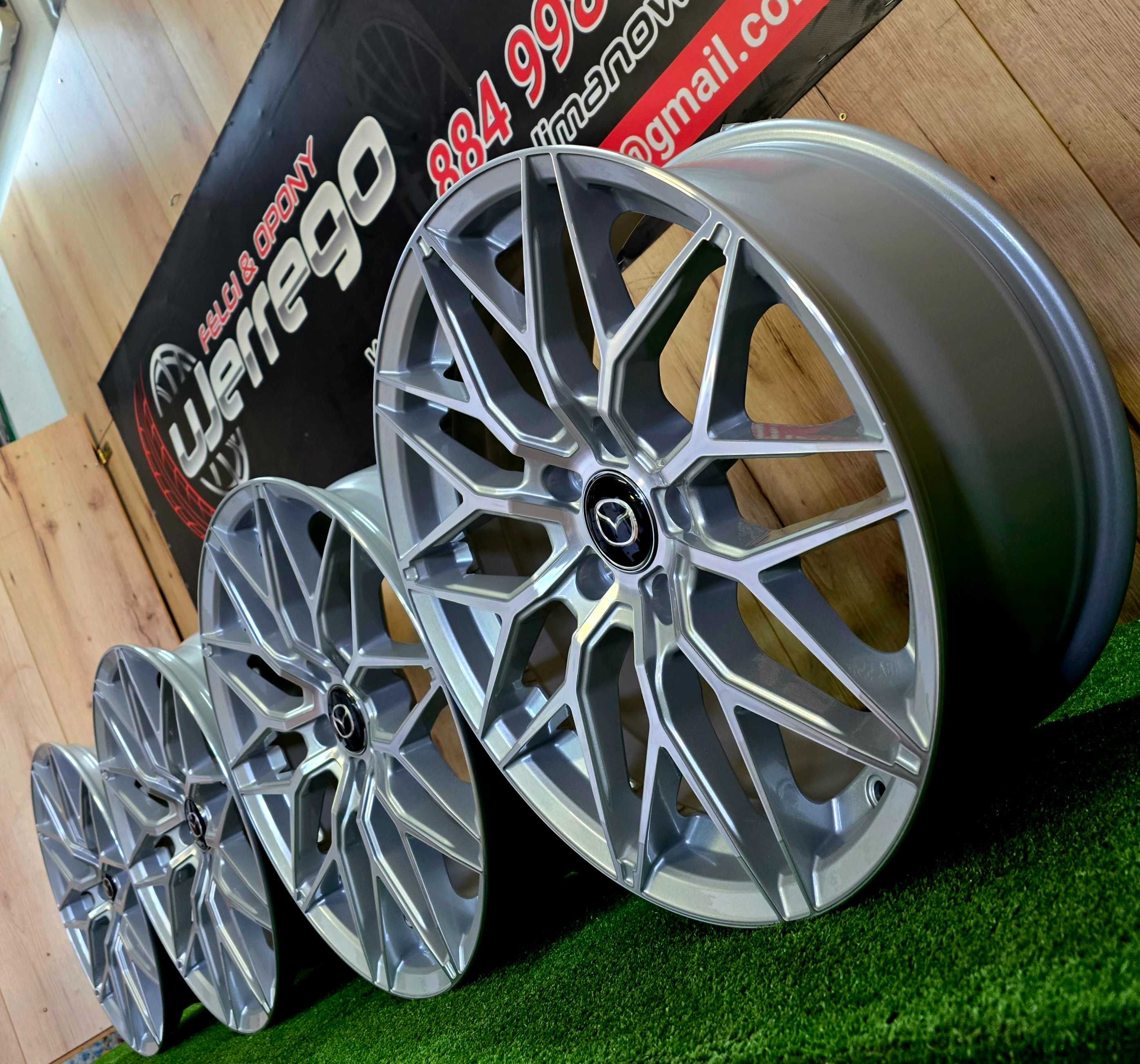 NOWE ALUFELGI MAZDA 18x5x114,3 - Mazda3,Mazda5,Mazda6,Cx3,Cx30,Cx5
