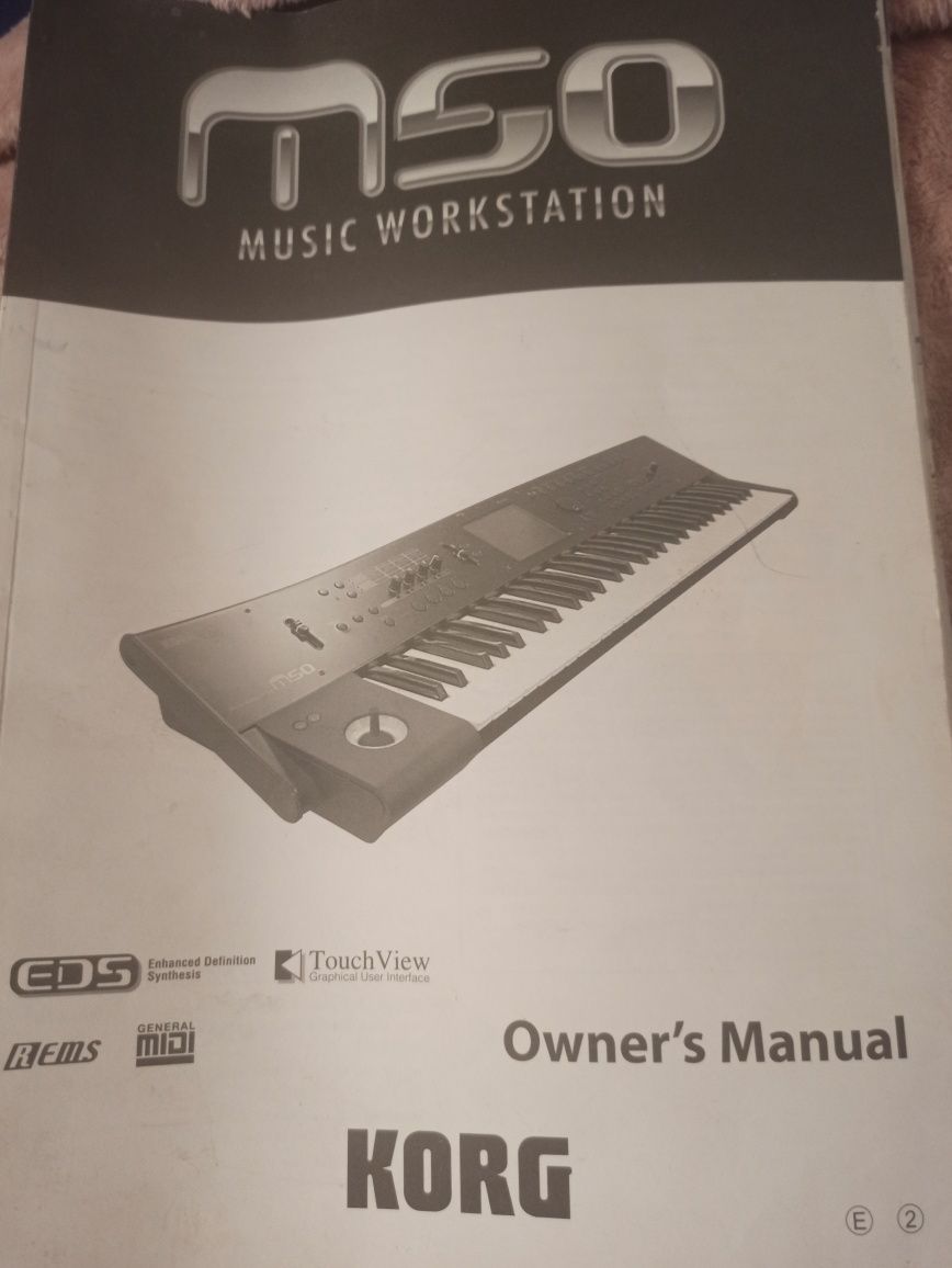 Pasport na KORG M-50.