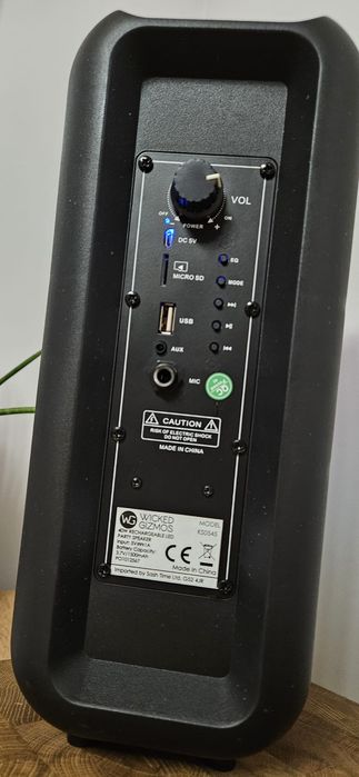 Głośnik Bluetooth imprezowy (karaoke) Wicked Gizmos.