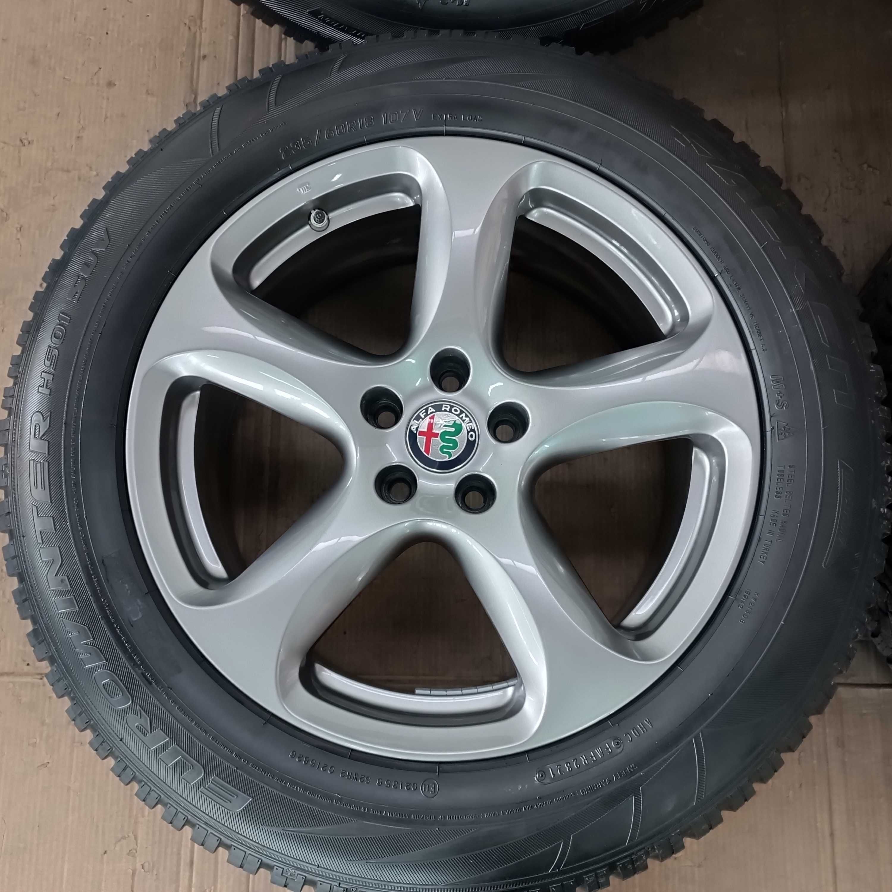 Koła Zimowe Felgi 18" 5x110 Alfa Romeo Stelvio 235/60/R18