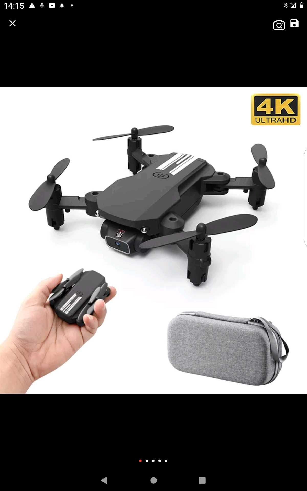 Dron LS-mini zdalnie sterowany 4k 1080P kamera HD Wifi Fov 3 baterie.