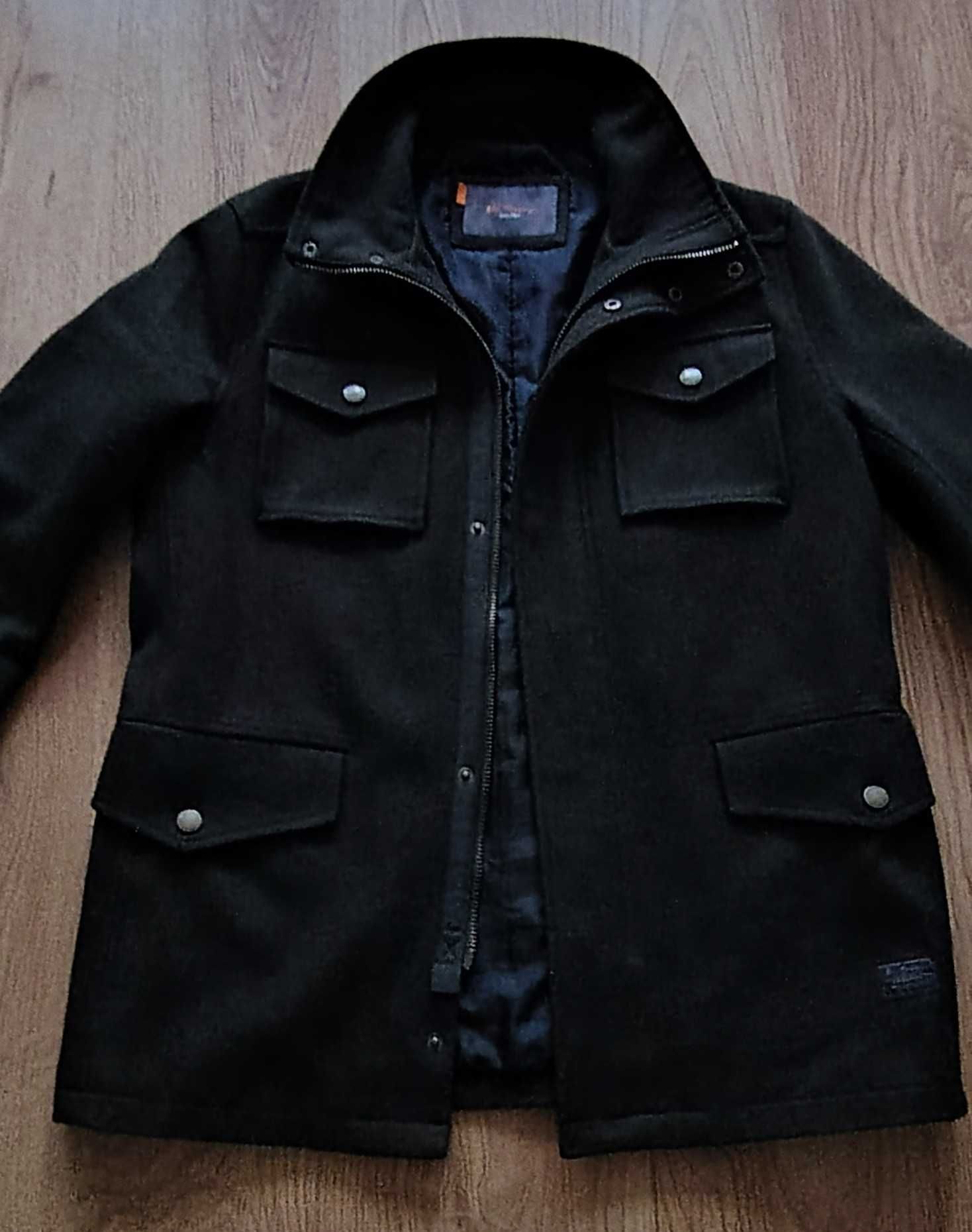 Ben Sherman roz. L Ładna kurtka, wełna 60%